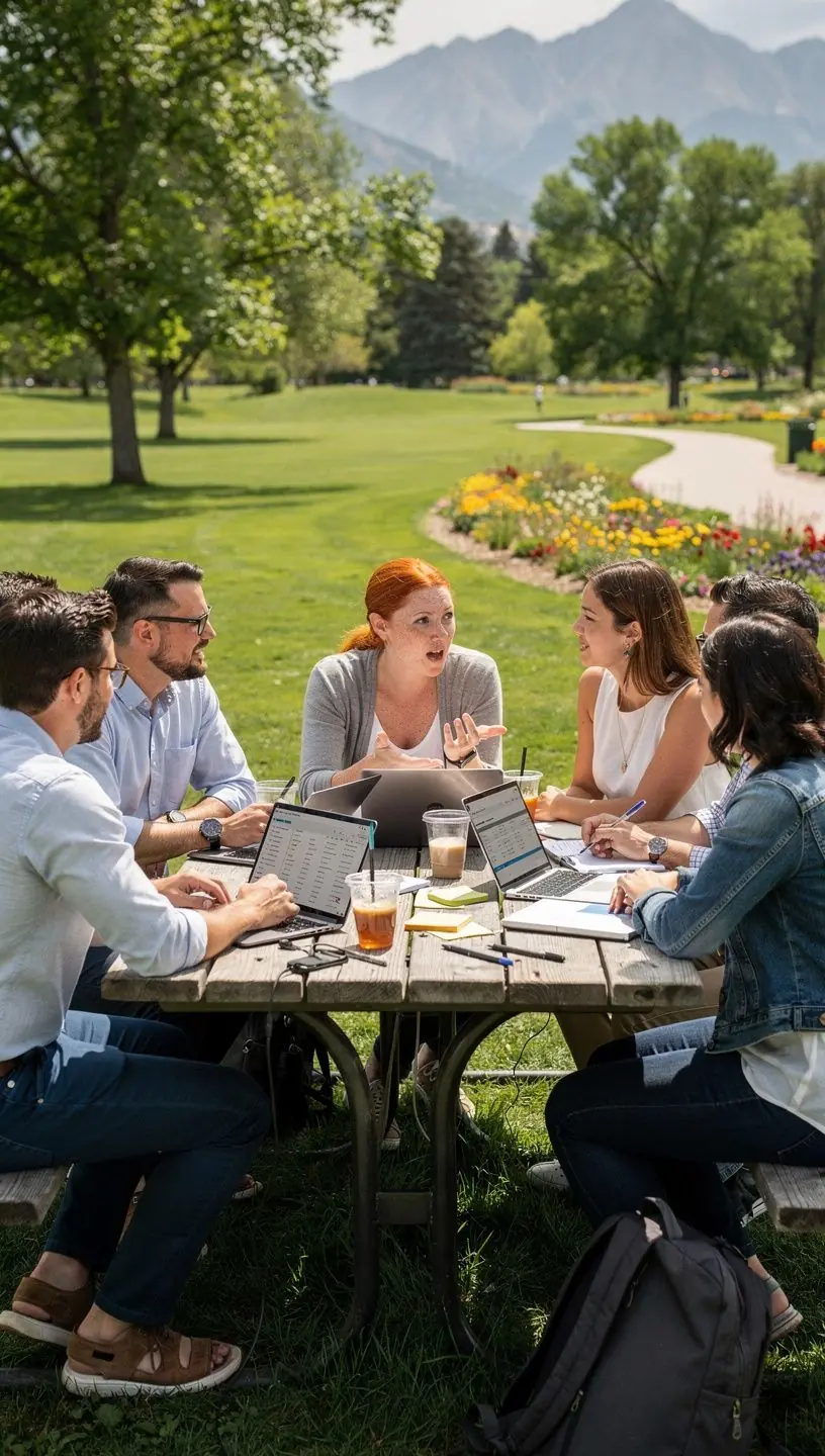 Mind mapping illustration for effective project planning.