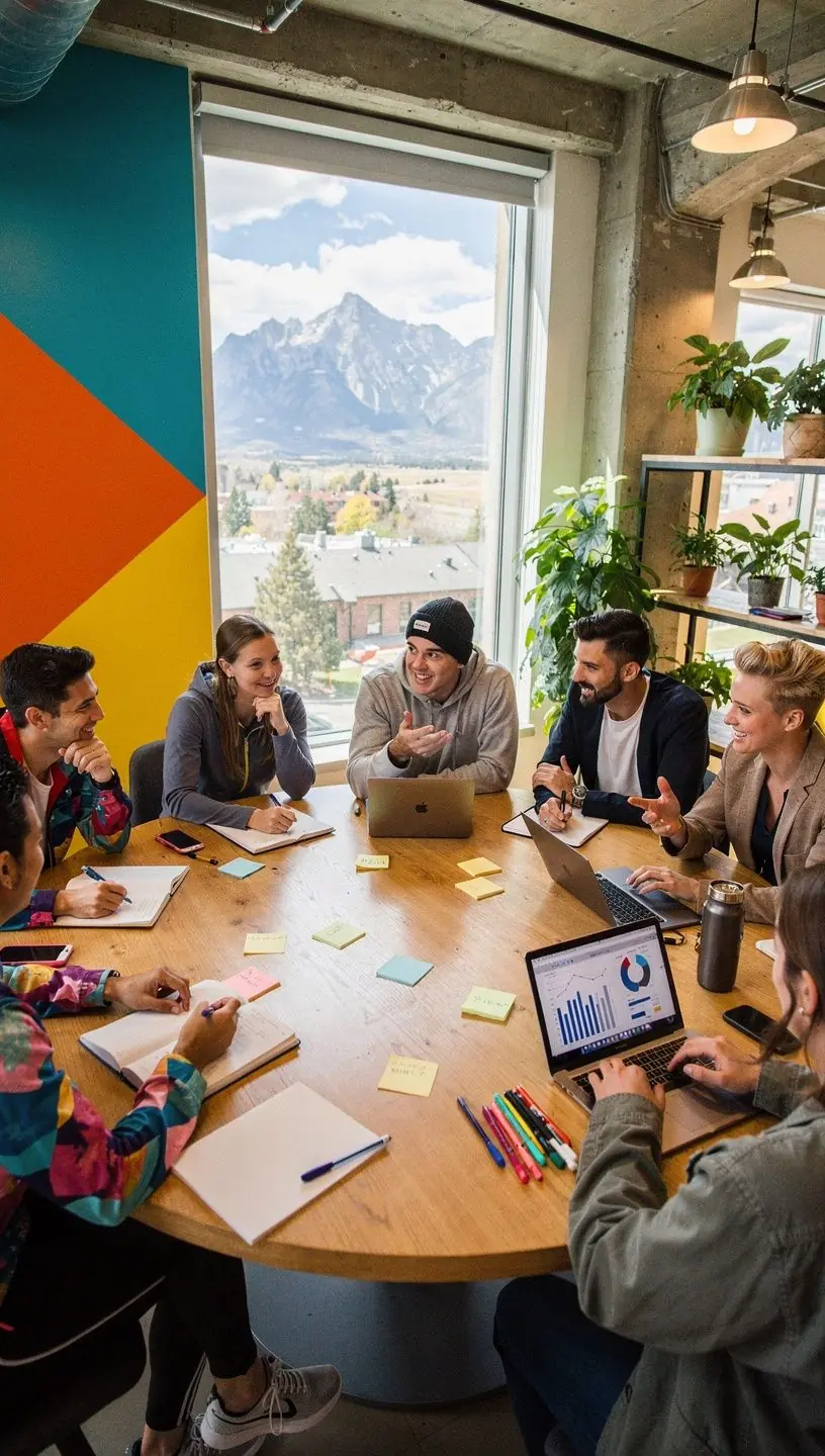 Visual workflow diagram illustrating complex project management.